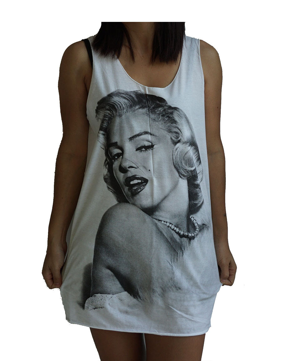 Unisex Marilyn Monroe Tank-Top Singlet vest Sleeveless T-shirt