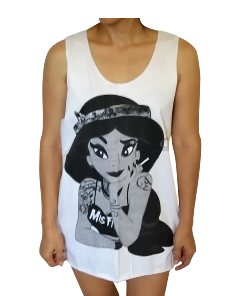 Unisex Pocahontas Tank-Top Singlet vest Sleeveless T-shirt