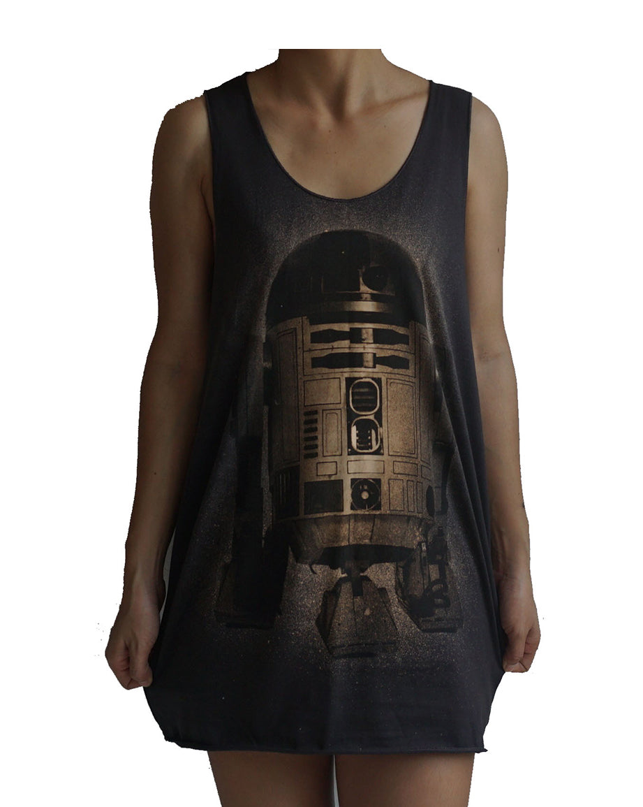 Unisex R2D2 Star Wars Tank-Top Singlet vest Sleeveless T-shirt