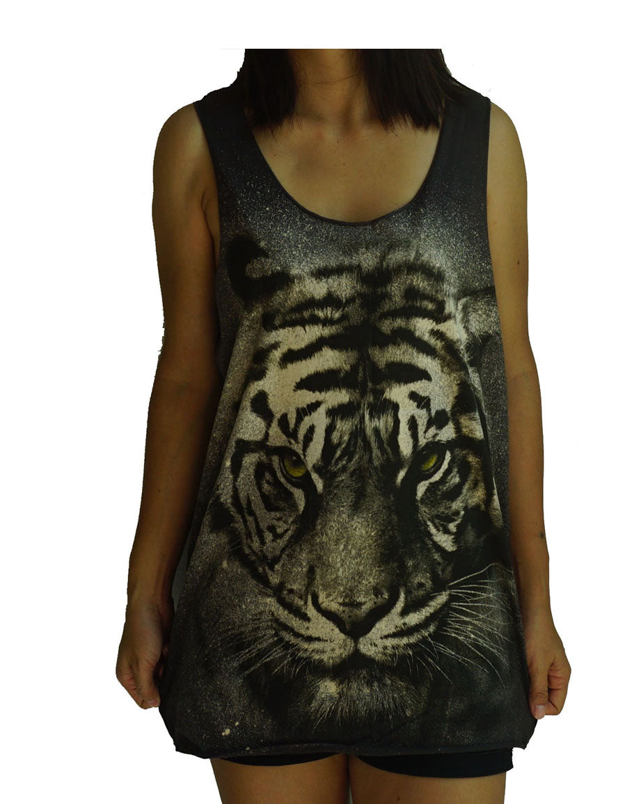 Unisex Bengal Tiger Tank-Top Singlet vest Sleeveless T-shirt